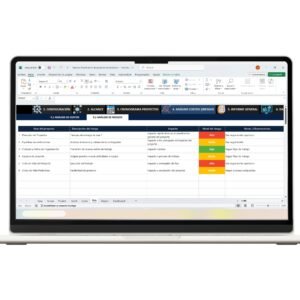 Planificación de proyectos en Excel con control de tareas y tiempos
