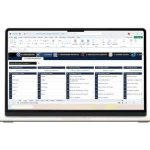 Plantilla para planificación de proyectos Excel