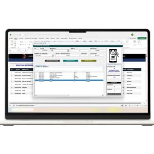 Plantilla Excel para gestionar inventario y entradas de almacén