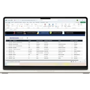 Sistema de Entradas y Salidas diseñado en Excel