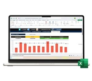 Comparación de presupuesto y gastos reales en Excel con métricas