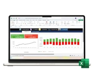 Control de flujo de efectivo en Excel para reportes de tesorería