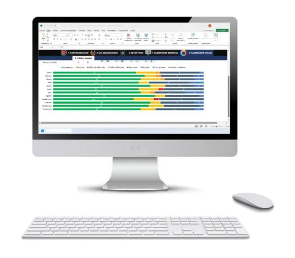 Lista de asistencia excel