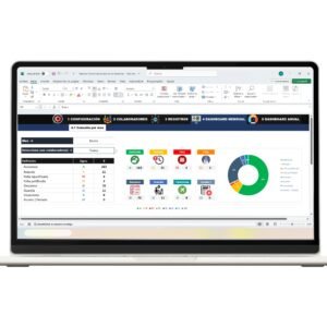 Registro de asistencias en Excel para seguimiento de empleados