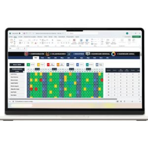 Formato en Excel para control de asistencias y gestión laboral