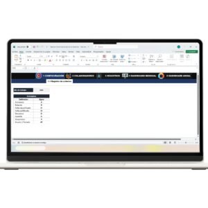 Hoja de control de asistencias en Excel para reportes detallados
