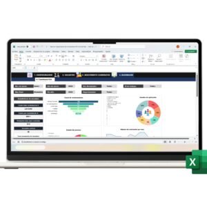 Dashboard en Excel para seguimiento de reclutamiento en RH