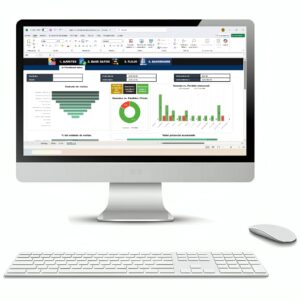 Embudo de Ventas en Excel - Plantilla Funnel de Ventas en Excel 1 | Cómo Hacer un Funnel de Ventas En Excel