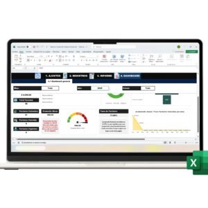 Modelo en Excel de cuentas por cobrar para seguimiento financiero fácil