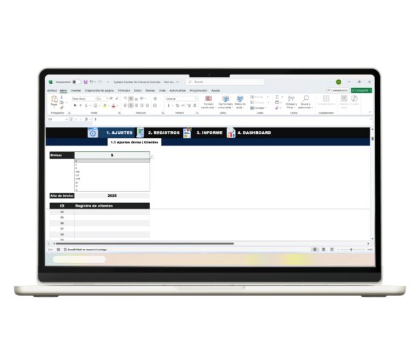 Cuentas por Cobrar en Excel-5 Plantilla de cuentas por cobrar en Excel para gestión financiera
