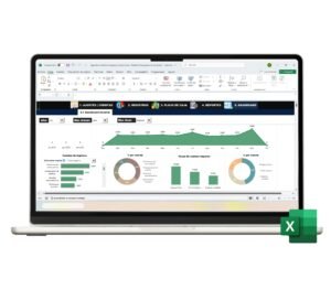 Plantilla de control de ingresos y gastos en Excel para finanzas
