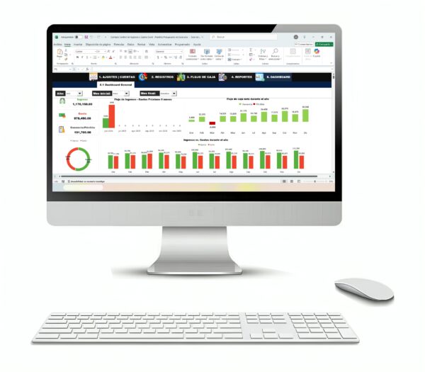 Control de ingresos y gastos en Excel