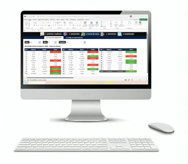 Plantilla para administrar finanzas en Excel