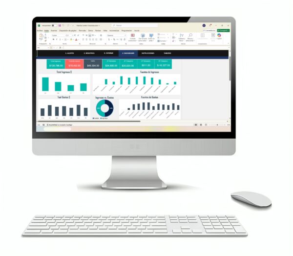 Plantilla de control financiero en Excel gratis