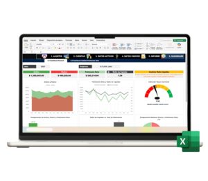 Tablero general de control de liquidez en excel