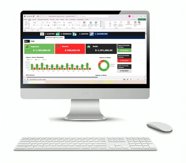 Plantilla de Excel para controlar ingresos y egresos