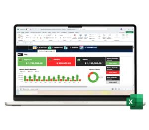 Plantilla de ingresos y egresos en Excel para control financiero