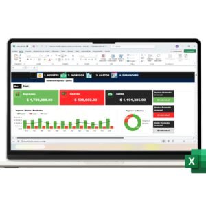 Plantilla de ingresos y egresos en Excel para control financiero