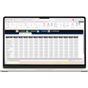 Excel para gestionar ingresos y egresos con gráficos y análisis