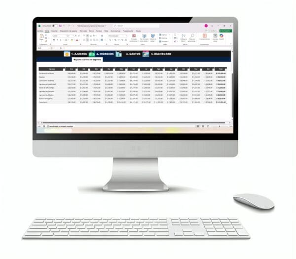 Formato en Excel para gestionar ingresos y egresos fácilmente