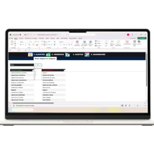 Registro de ingresos y egresos en Excel para planificación financiera