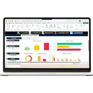 Plantilla profesional en Excel para administración de varios proyectos