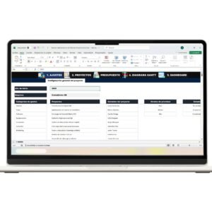 Dashboard en Excel para administración de múltiples proyectos