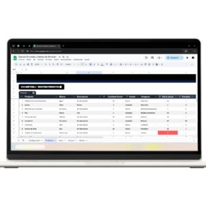 Sistema de control de entradas y salidas creado en Google Sheets