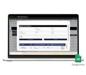 Registro digital de entradas y salidas con plantilla Google Sheets