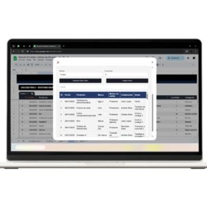 Registro de entradas y salidas en hoja de Google Sheets