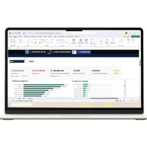Tablero de Excel con análisis visual de ventas