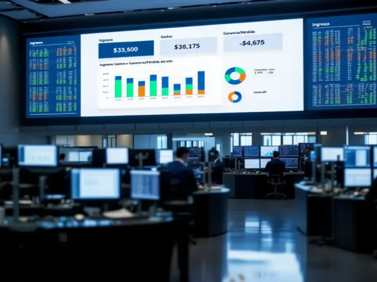 Flujo de caja dashboard