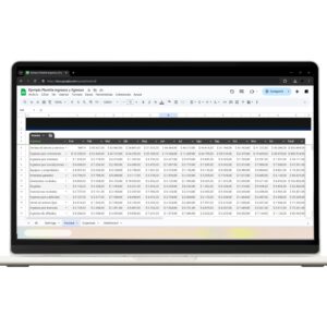 Formato de control de ingresos y egresos en Sheets