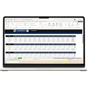 Plantilla profesional de dashboard para empresa Excel