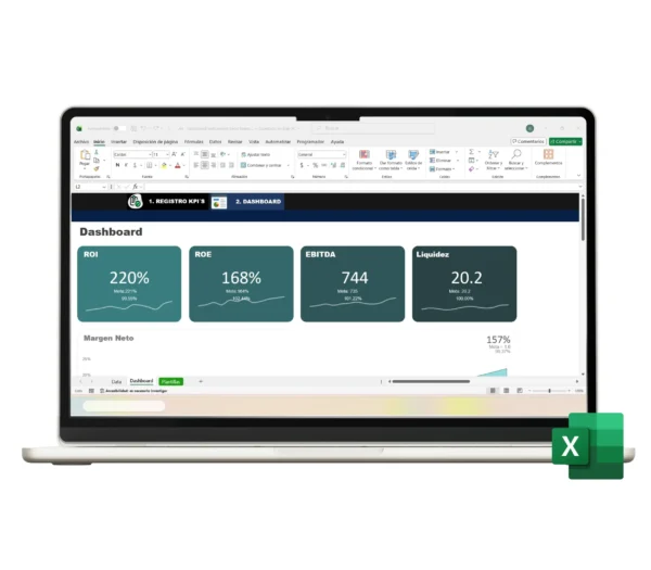 Dashboard de indicadores en Excel para descarga gratuita