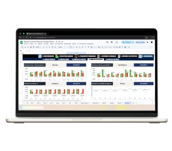 control-financiero-google-sheets-seguimiento-de-gastos-categorias-4 Seguimiento de presupuesto mensual en Google Sheets automatizado