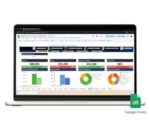Dashboard de flujo de efectivo en Google Sheets para análisis