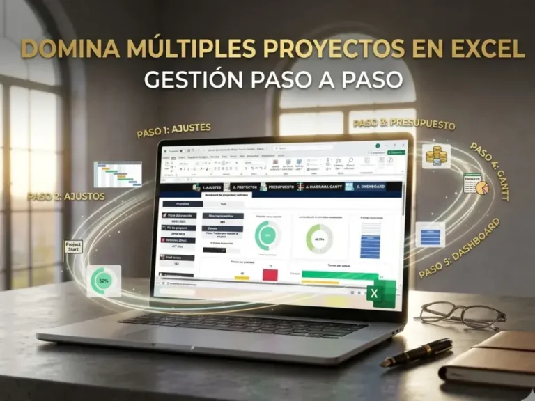 Mejores plantillas de Excel para gestión de proyectos 2026