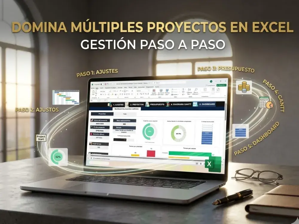 Mejores plantillas de Excel para gestión de proyectos 2026