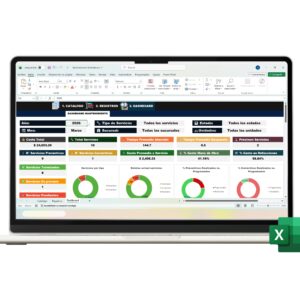 Mantenimiento de flota vehicular en Excel con control de servicios