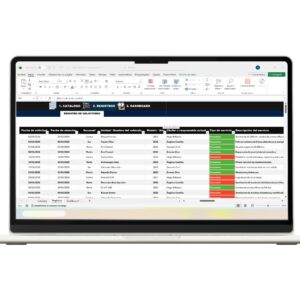 Gestión de flota vehicular en Excel con control de mantenimiento preventivo