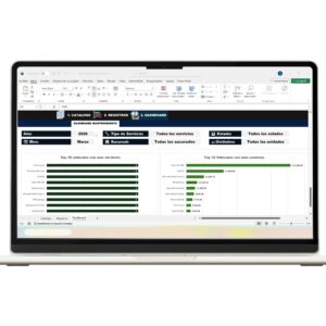 Sistema de mantenimiento de flota vehicular en Excel con historial de servicios