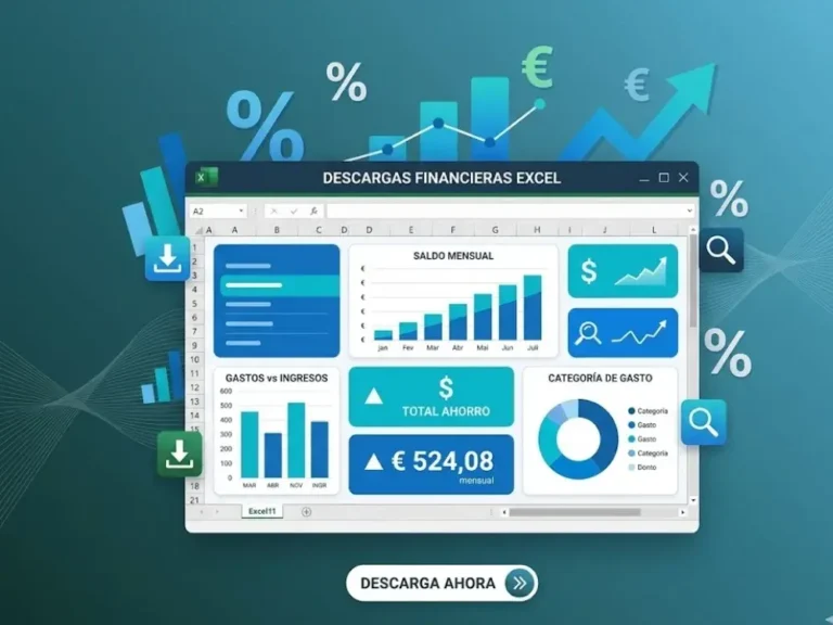 Plantillas en Excel para llevar el control de gastos e ingresos profesionales.