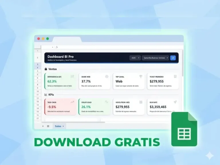 Descargar Plantillas Dashboard Excel Gratis