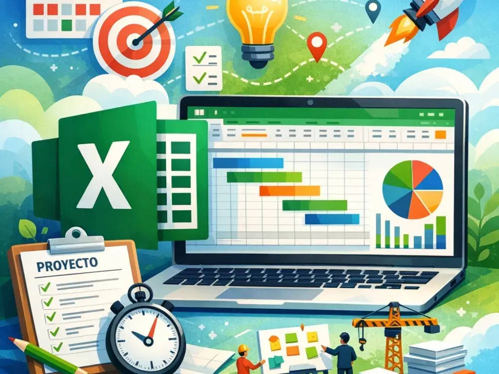 Optimiza tu gestión de proyectos en Excel sin complicaciones con plantillas digitales y dashboards que impulsan la transformación digital.