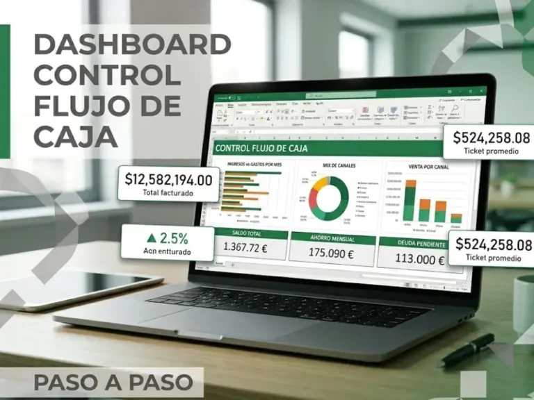 Aprende cómo crear un flujo de caja en Excel paso a paso para dominar tu liquidez. Guía técnica avanzada con fórmulas, categorías y plantillas profesionales.