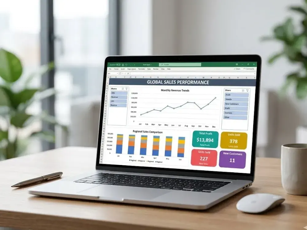 Descubre los mejores ejemplos de dashboard en Excel para transformar tu negocio. Optimiza tu toma de decisiones con plantillas profesionales de Solís Enterprises.