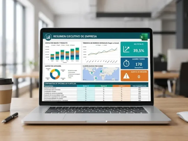 Imagen de Plantillas de Excel para empresas: compara opciones y automatiza tareas