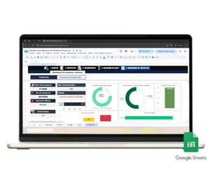 administracion-de-multiples-proyectos-en-google-sheets-dashboard-general-1 Vista general del dashboard principal para administración de múltiples proyectos en Google Sheets