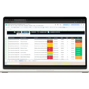 administracion-de-multiples-proyectos-en-google-sheets-registro-tareas-5 Formulario de registro de proyectos y desglose de tareas en Google Sheets